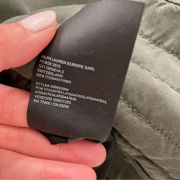 Club Monaco Army Green Moto Jacket - Picture 7 of 9